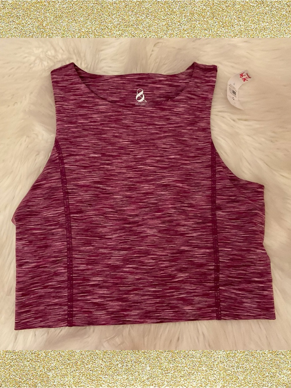 Lou & Grey Softslub Space Dye Tank Top - NWT - Size Medium